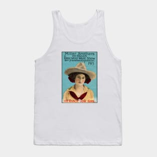 1915 Wild West Show Cow Girl Tank Top